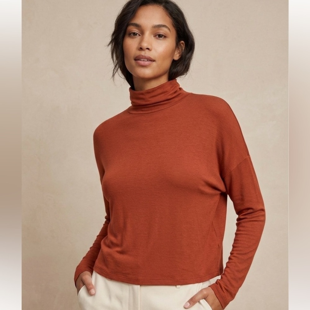Aritzia Babaton Seaton Turtleneck Caramelized color Size XS